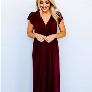 Never Worn Bridesmaids Dress, Plum Color GORGEOUS